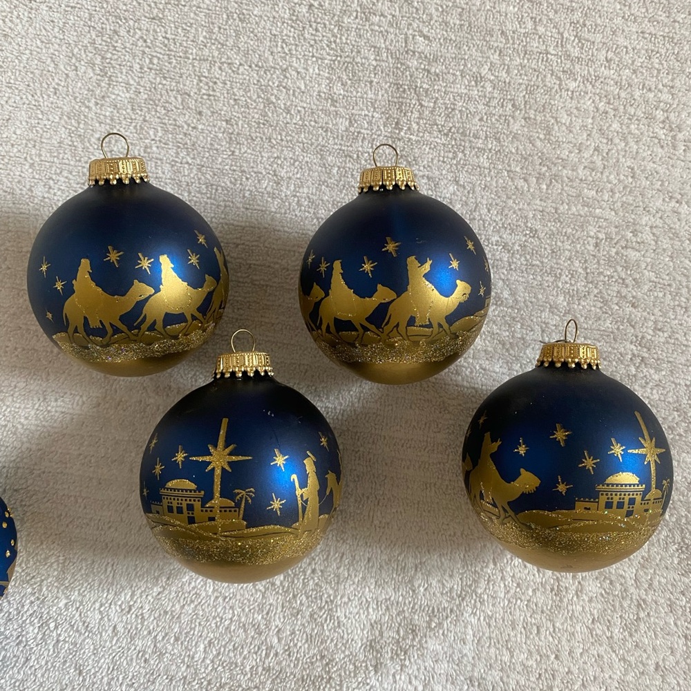 Vintage Christmas by Krebs glass ornaments - Picture 2 of 4